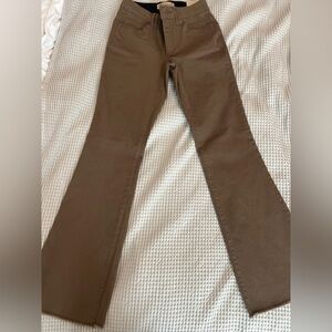 Democracy flared brown denim